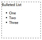 Bulleted List