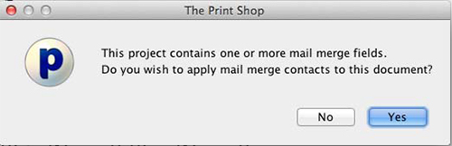 Print/Export Mail Merge