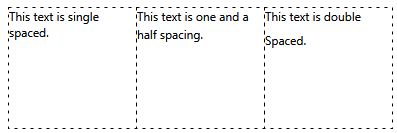 Text Spacing