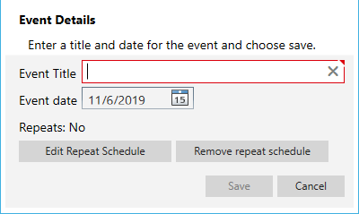 setting the event reminder3